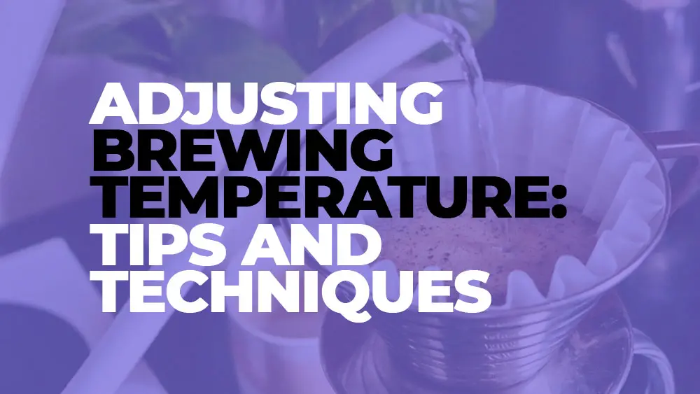 Adjusting Brewing Temperature Tips and Techniques
