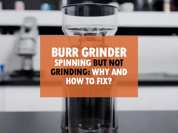 Burr Grinder Spinning But not Grinding