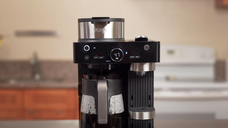 Ninja coffee maker brew light flashing