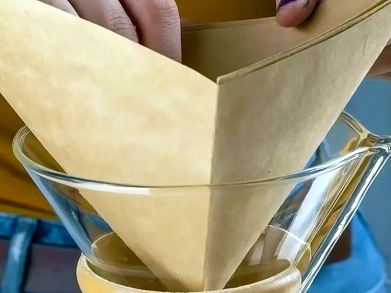 How to Fold Chemex Filter