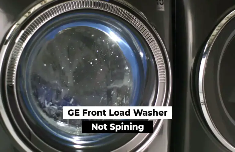 GE Front Load Washer Not Spinning