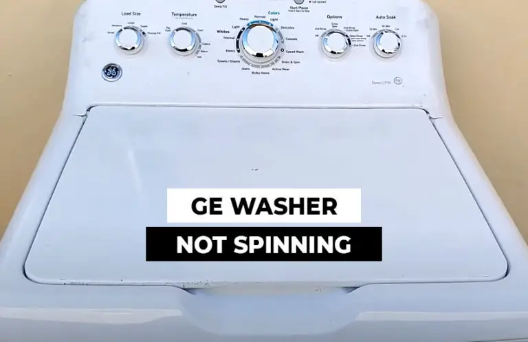 GE Washer Not Spinning