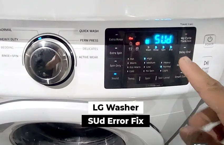How to Fix Sud Error on LG Washer