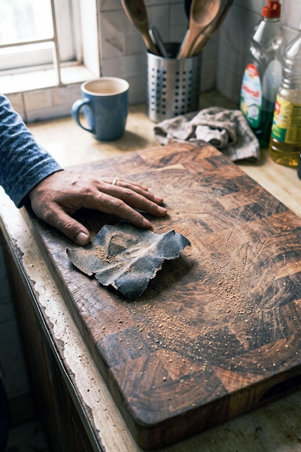 can you sand a cutting board