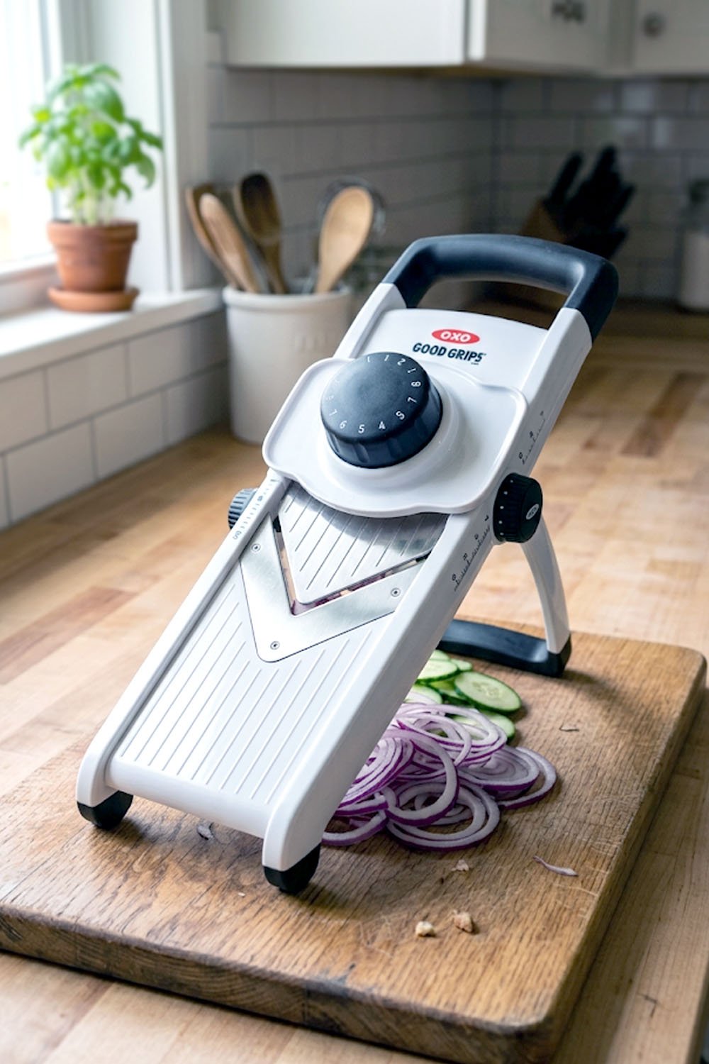how to assemble oxo mandoline slicer