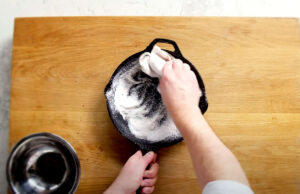 How to Clean a Cast Iron Skillet with Salt