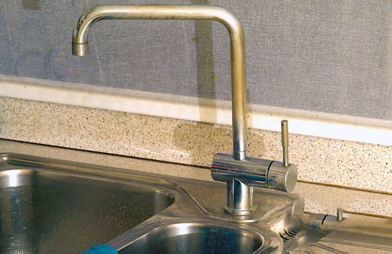 How to Tighten a Loose Single Handle Kitchen Faucet Base