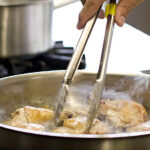 How to keep food from sticking to stainless steel pan