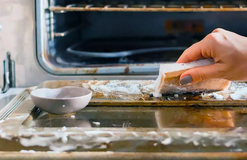 Cleaning an Oven After Fire Extinguisher