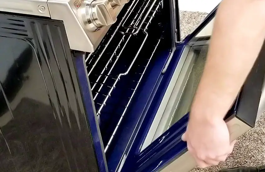 How to Remove Oven Door without Hinge Latches