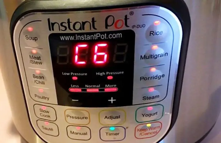 How to Fix C6 Error on Instant Pot