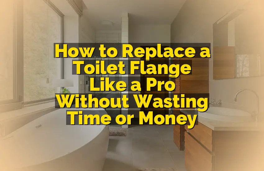 How to Replace a Toilet Flange Like a Pro Without Wasting Time or Money