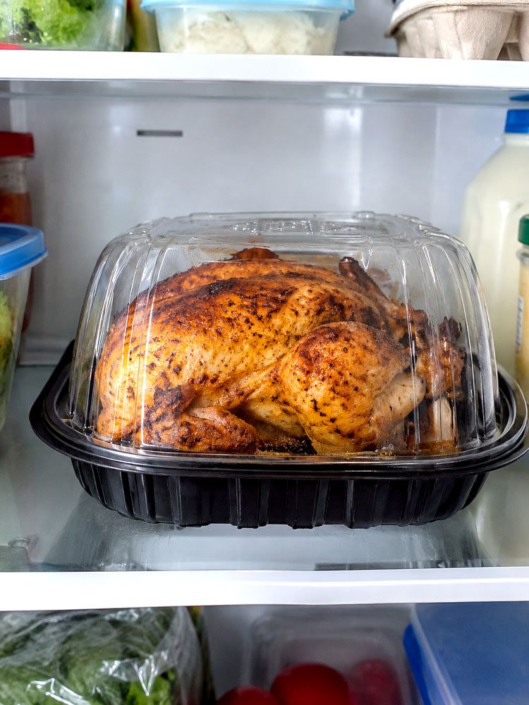 how long does rotisserie chicken last fridge