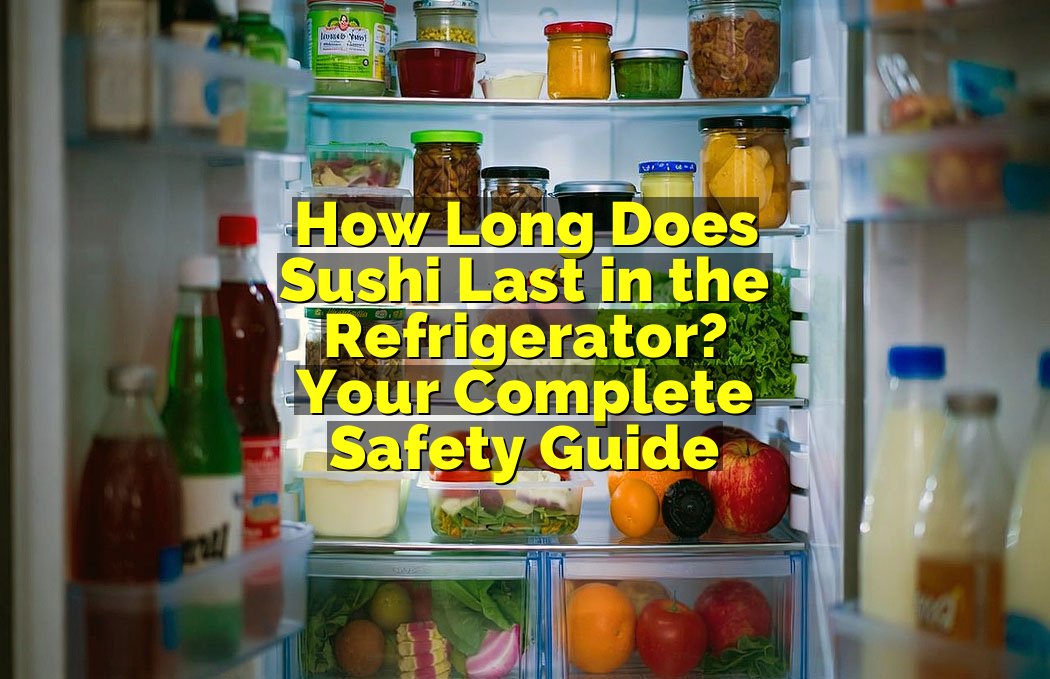 How Long Does Sushi Last in the Refrigerator? Your Complete Safety Guide