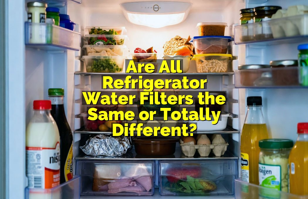 Are All Refrigerator Water Filters the Same or Totally Different?