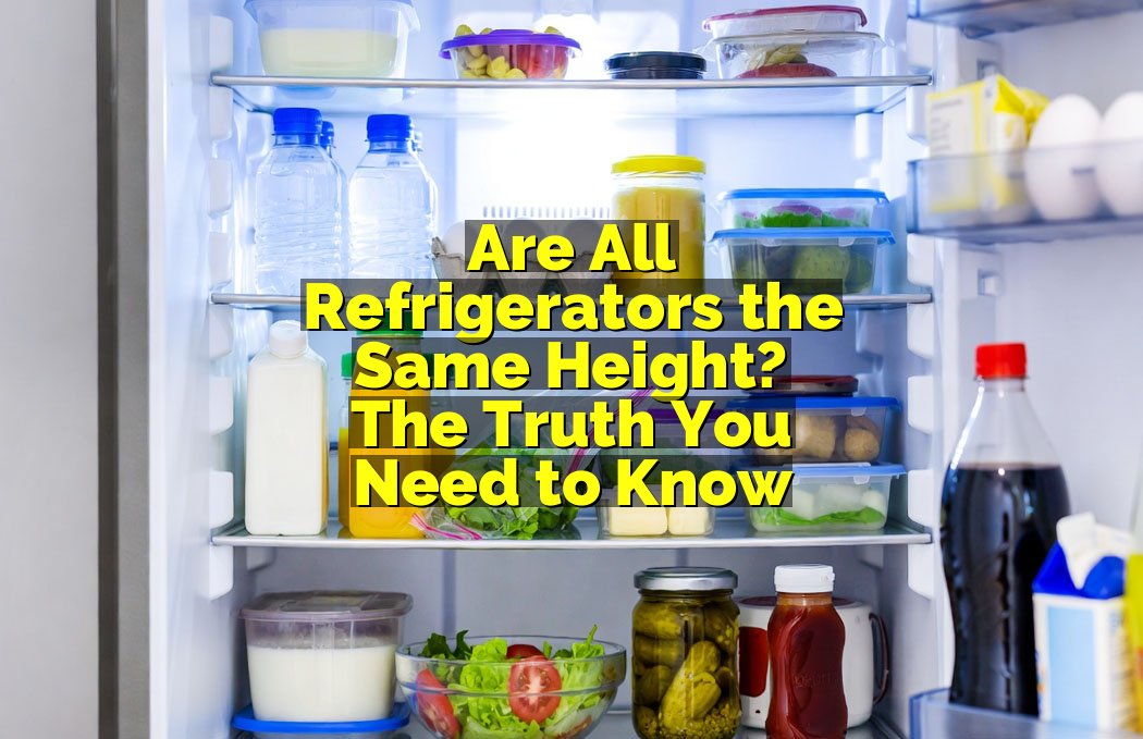 Are All Refrigerators the Same Height? The Truth You Need to Know