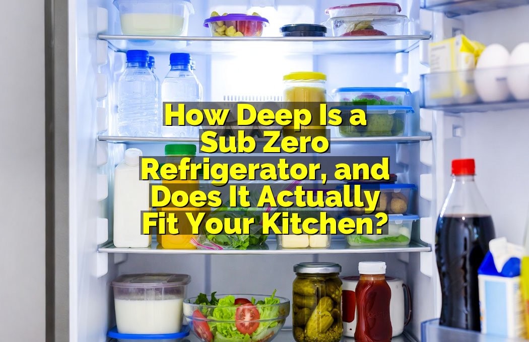 How Deep Is a Sub Zero Refrigerator, and Does It Actually Fit Your Kitchen?