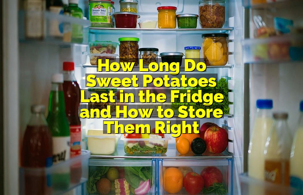 How Long Do Sweet Potatoes Last in the Fridge and How to Store Them Right