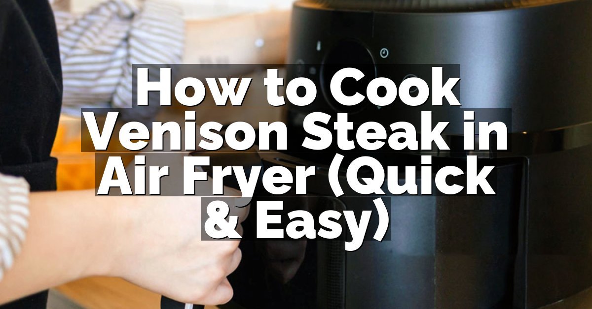 How to Cook Venison Steak in Air Fryer (Quick & Easy)