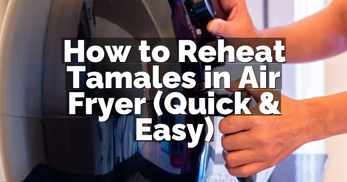 How to Reheat Tamales in Air Fryer (Quick & Easy)