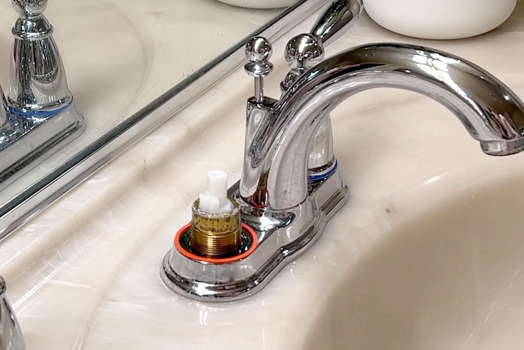 how to install moen bathroom faucet cartridge